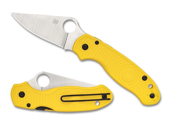 Spyderco Para 3 Salt Yellow Lightweight CPM MagnaCut Steel