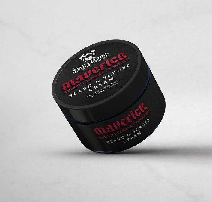 Daily Grind Beard &amp; Scruff Cream Maverick Cherry, Vanilla, Tobacco