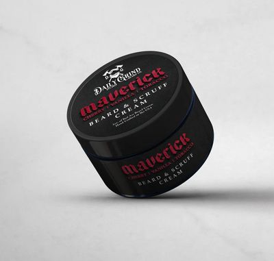 Daily Grind Beard &amp; Scruff Cream Maverick Cherry, Vanilla, Tobacco