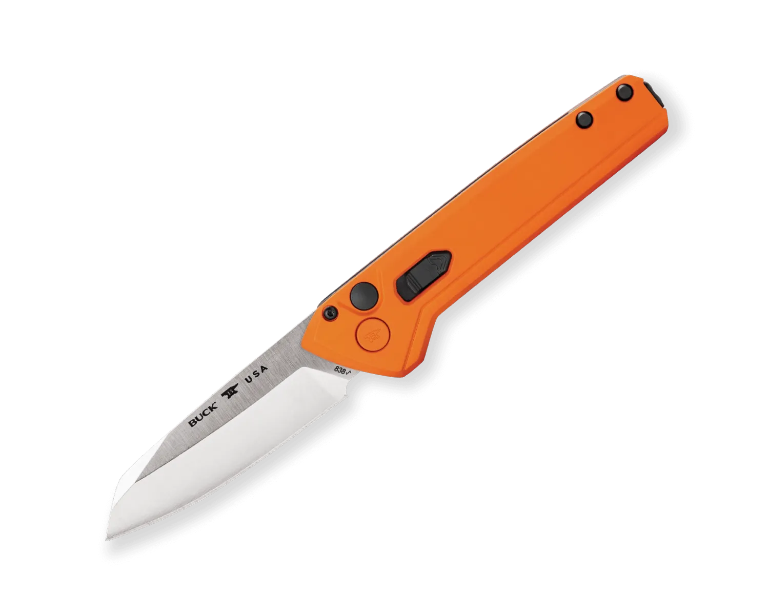 Buck Deploy Auto, Wharncliffe Blade, Orange