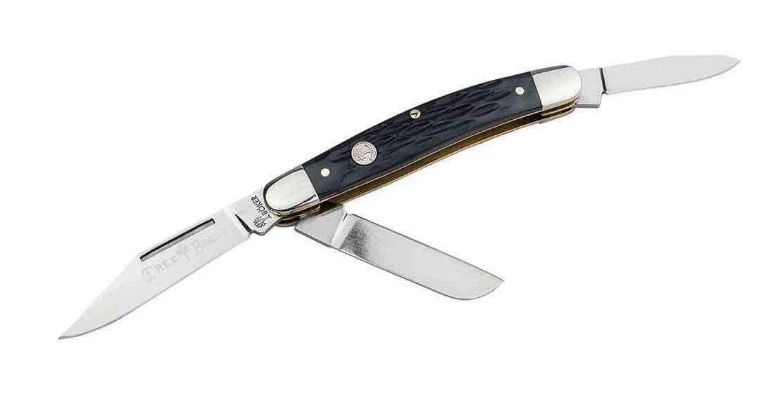 Boker, Traditional Series 2.0 Medium Stockman Jig Black Bone, D2
