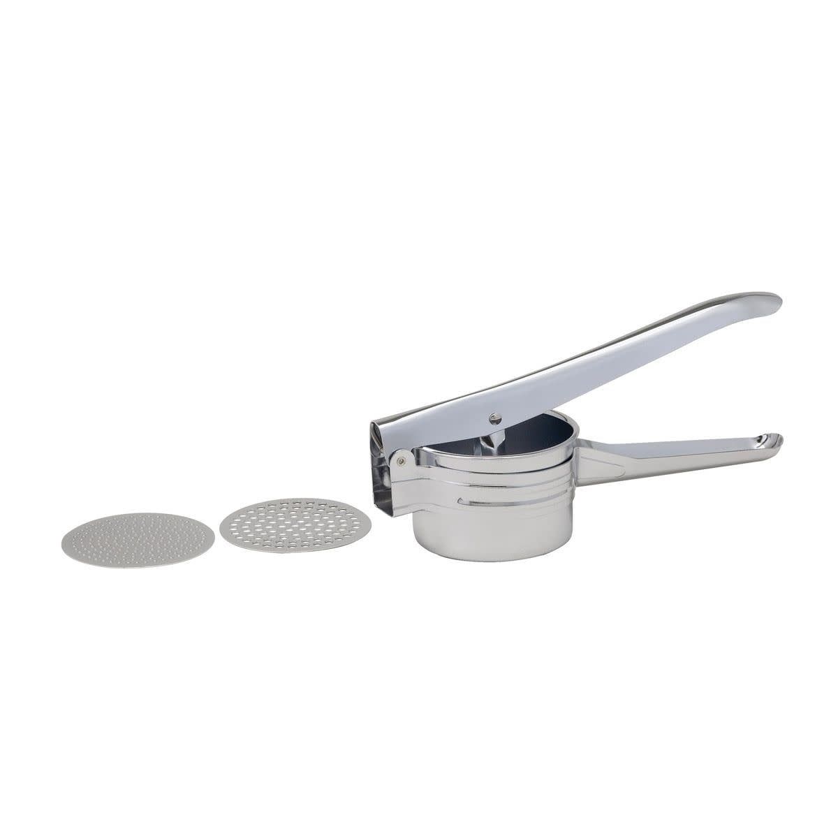 HIC, Kitchen Potato Ricer with 2 Interchangeable Discs Blades
