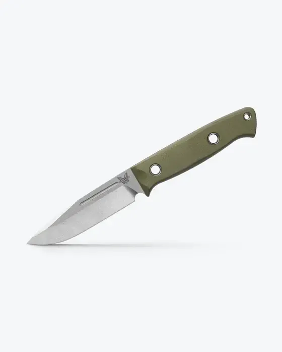 Benchmade, Bushcrafter, OD Green G10 Drop Point, CPM S30V