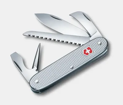 Victorinox Swiss Army 7 Silver Alox