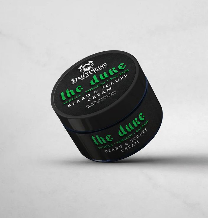 Daily Grind Beard &amp; Scruff Cream The Duke Vanilla, Tobacco, Bay Rum