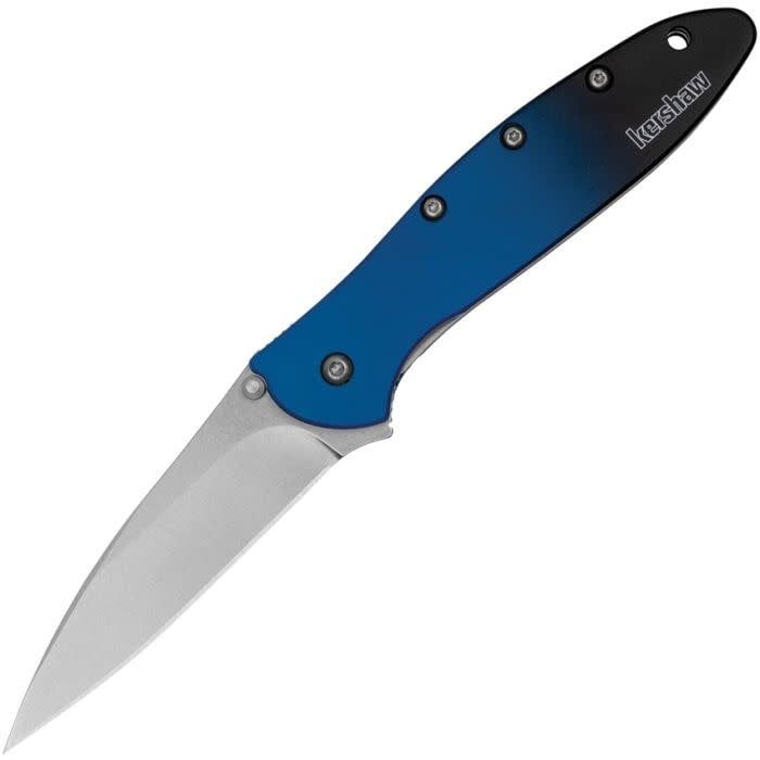 Kershaw Leek Assisted Blue &amp; Black Gradient, MagnaCut