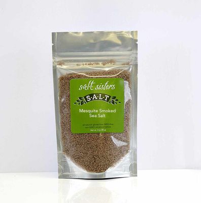 Salt Sisters, Mesquite Smoked Sea Salt 3oz