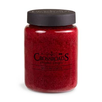 Crossroads Mulled Cider 26 oz Jar Candle