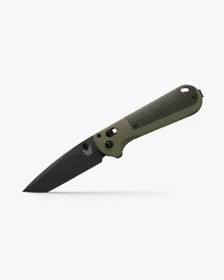 Benchmade Redoubt, Ranger Green Forest Grivory, Tanto, CPM D2