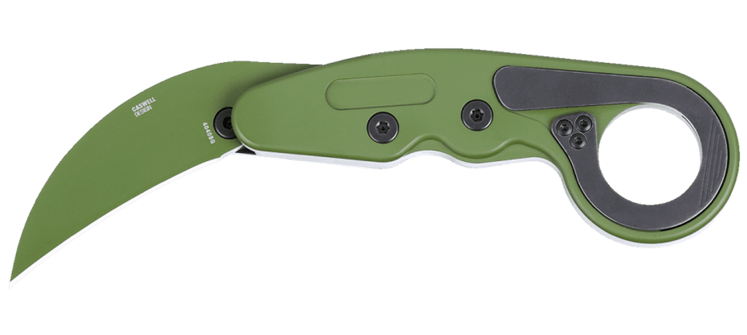 CRKT, Provoke Green/Black Aluminum, D2 Steel