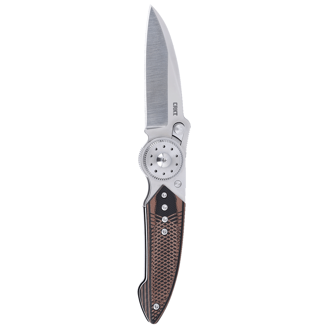 CRKT, Walker Blade Lock 14C28N, Stainless with G-10 Overlay