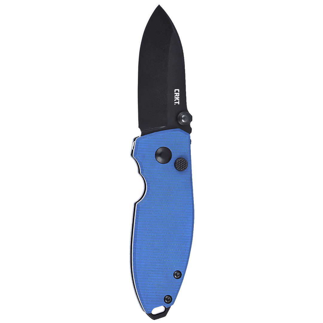 CRKT, Squid Button Lock Blue D2 Steel