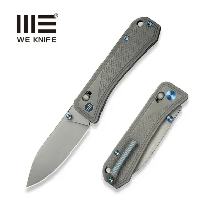 WE Knives Bougie Banter, Crossbar Lock, Titanium, CPM S45VN