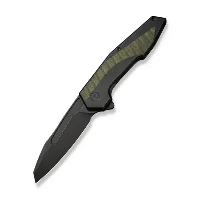 Civivi Hypersonic Black Steel Handle w G10 Inlay, 14C28N Steel
