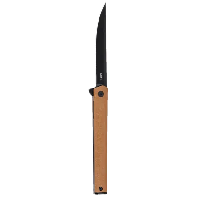 CRKT CEO Flipper, Desert Tan GRN, AUS 8 Steel