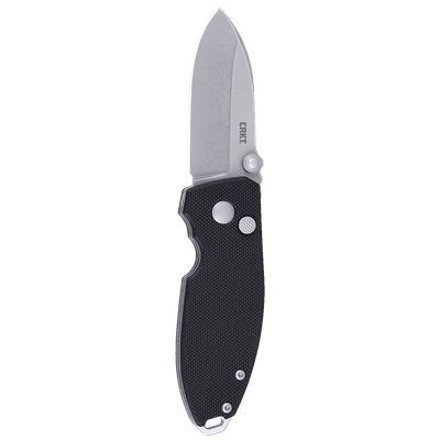 CRKT, Squid Button Lock Black D2 Steel