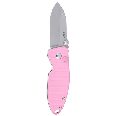 CRKT Squid Button Lock, Rose Quartz G10, 14C28N