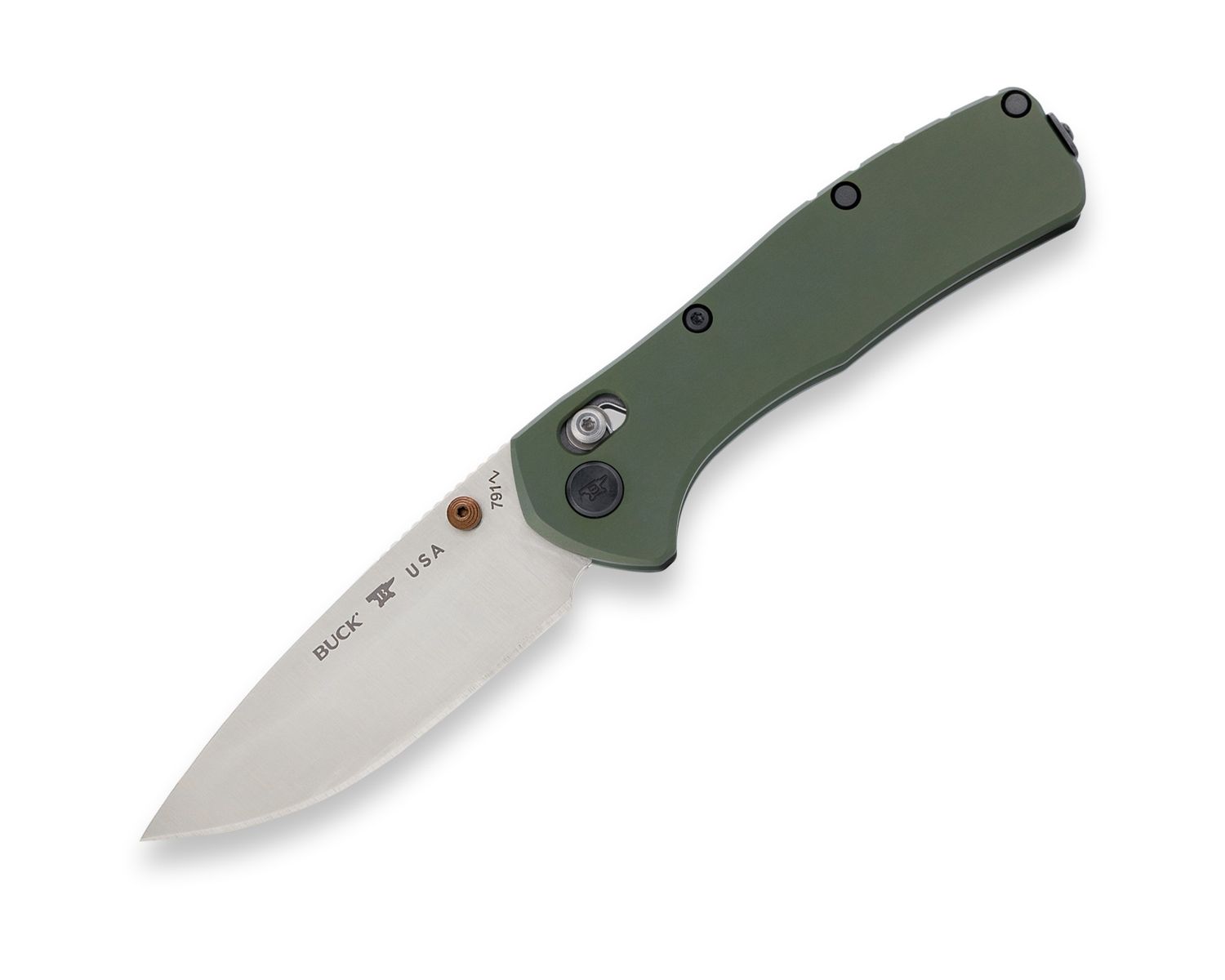 Buck Range Elite Green Aluminum Handle, CPM-Magnacut Steel