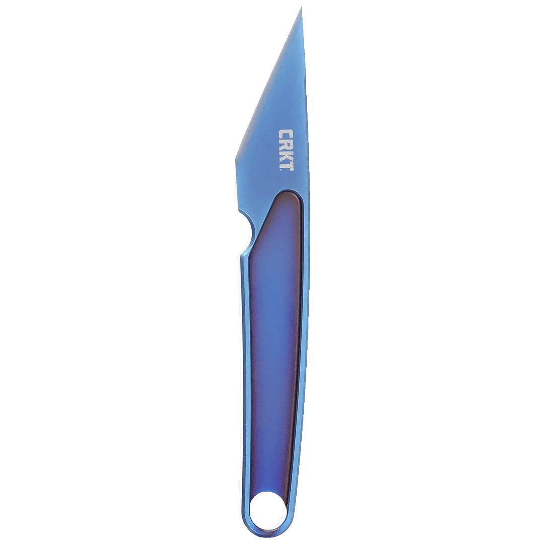CRKT, HangTi Blue Titanium Fixed, Kydex Sheath