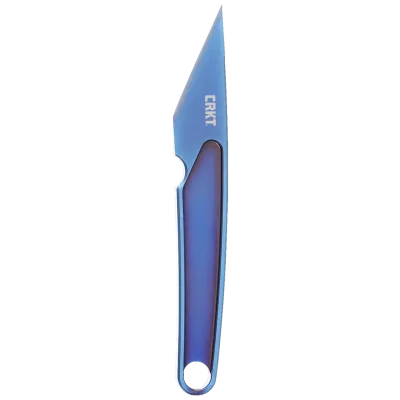 CRKT, HangTi Blue Titanium Fixed, Kydex Sheath