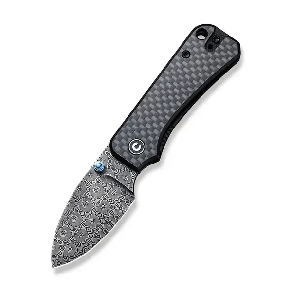 Civivi Baby Banter Carbon Fiber, Damascus Steel