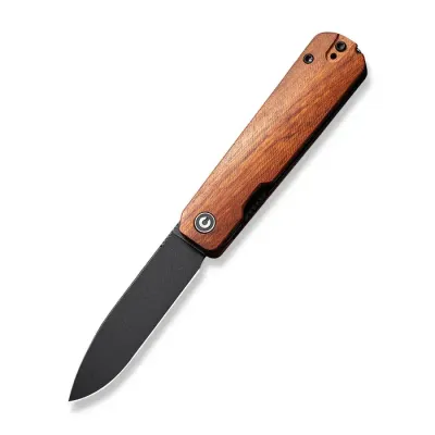 Civivi Sendy Flipper, guibortia wood handle with Nitro V stainless blade