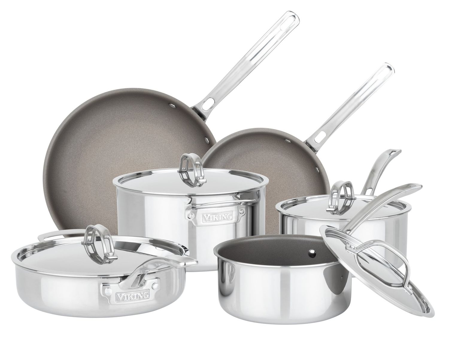 Viking - PureGlide™ 3-Ply Nonstick 10pc. Cookware Set