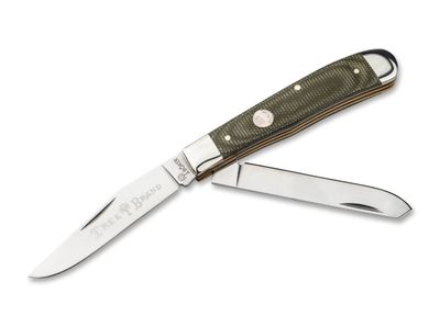 Boker, Trapper Green Micarta Handle, D2 Steel