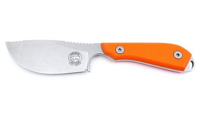 White River M1 Skinner Orange G10 CPM S35VN