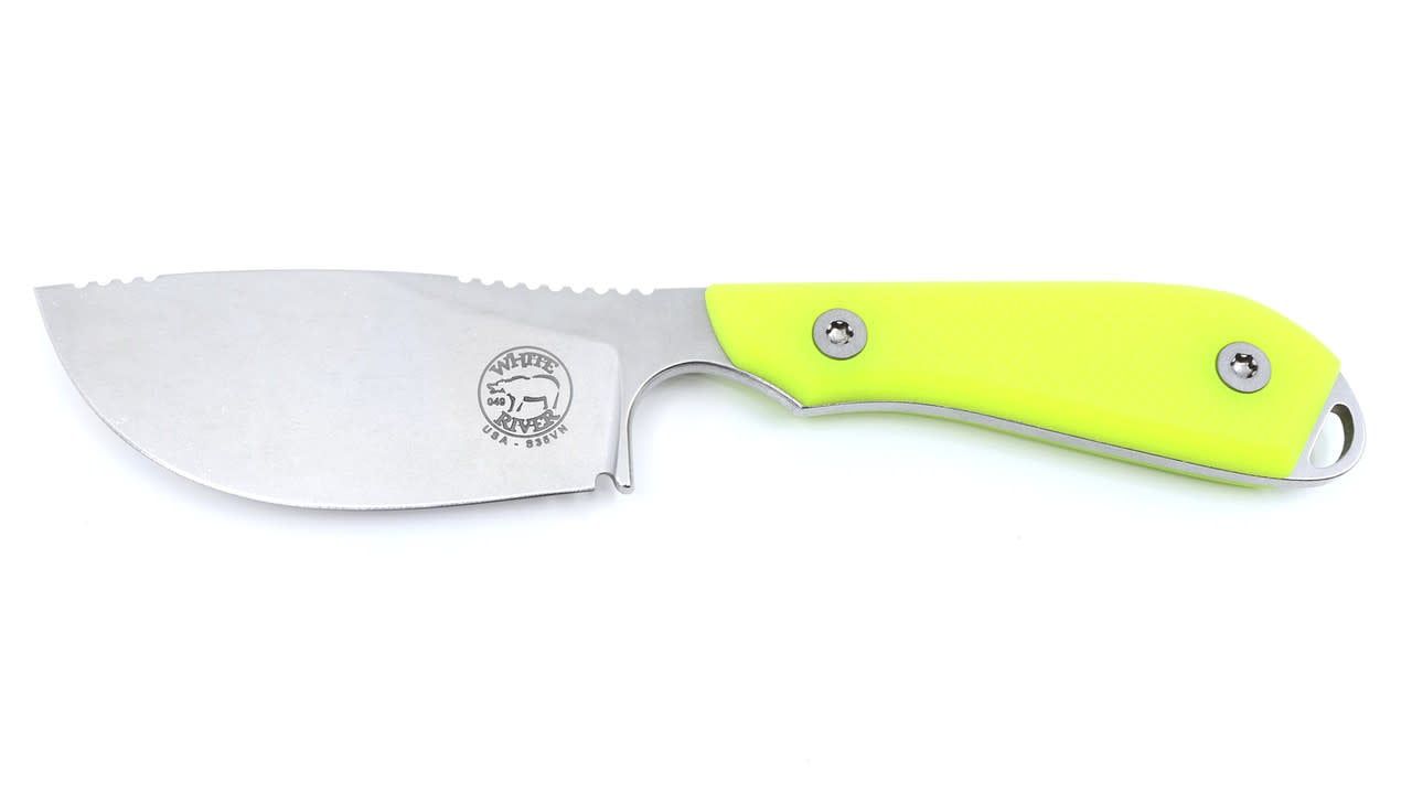 White River, M1 Skinner, Hi-Vis G10, CPM S35VN