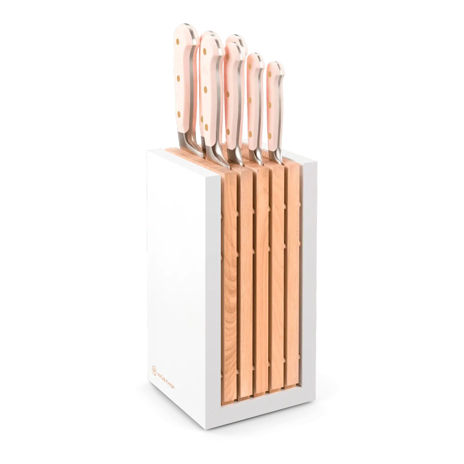 Wusthof Classic Pink Himalayan Salt 8Pc Designer Block Set