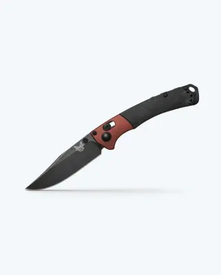 Benchmade Mini Crooked River, Magnacut, Burnt Copper Al and Black Micarta