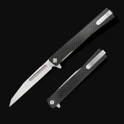 Ocaso Solstice, Carbon Fiber Handle, Wharncliffe CPM-S35VN Steel