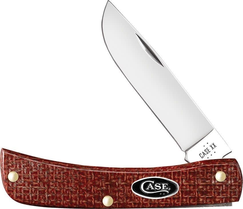 Case, Sod Buster Jr Red Micarta, Carbon Steel