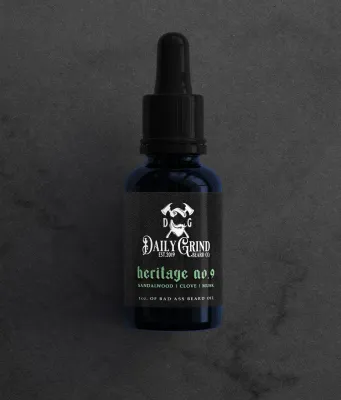Daily Grind Beard Oil Heritage no. 9 Sandalwood, Clove, Musk