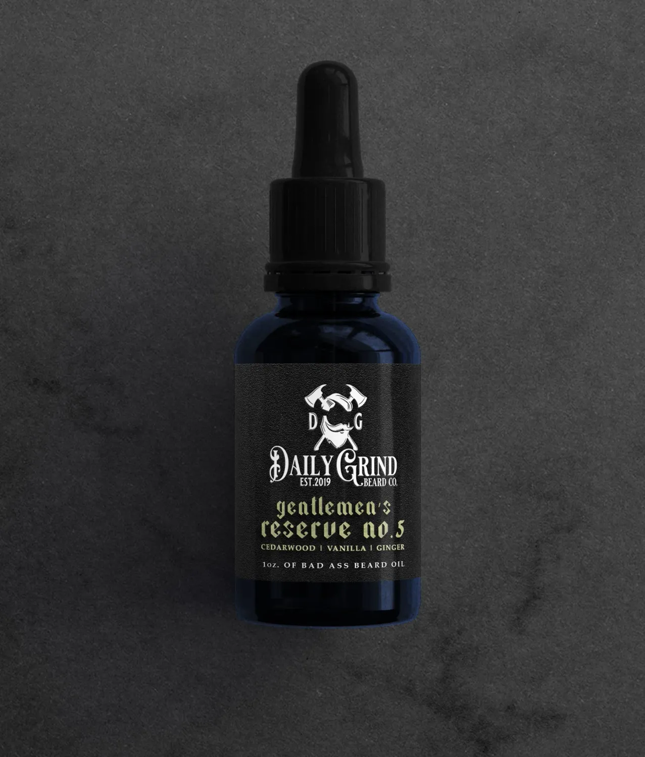 Daily Grind, Beard Oil Gentlemen's Reserve no. 5 Cedarwood, Vanilla, Ginger