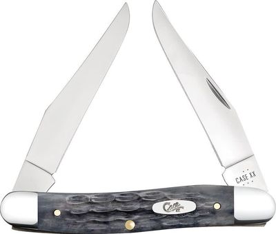 Case Muskrat Gray Crandall with carbon steel blades