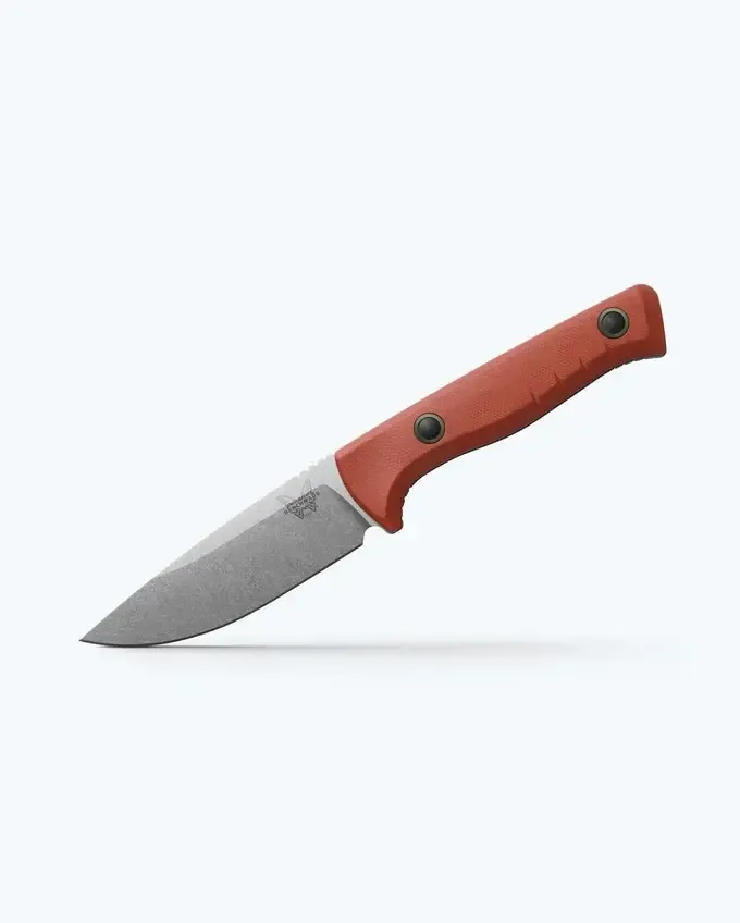 Benchmade Slipridge Fixed, Rust Orange G10 Handle, Magnacut Steel