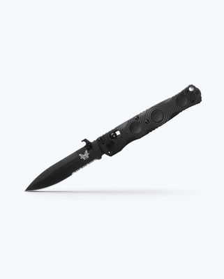 Benchmade Mini SOCP Folder, Black G10, S30V