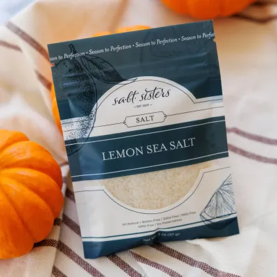 Salt Sisters, Lemon Sea Salt 2oz