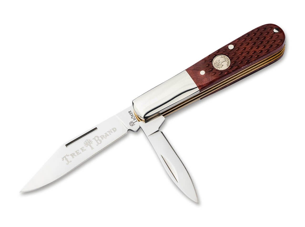 Boker, Barlow Brown Checkered Bone, D2