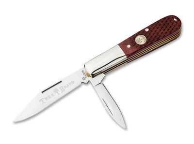 Boker, Barlow Brown Checkered Bone, D2