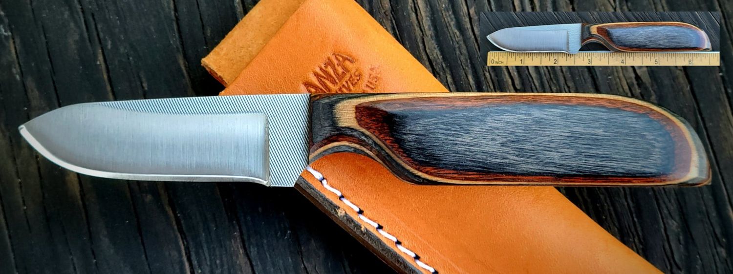 Anza, Work Knife Buckskin Handle