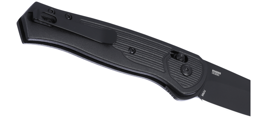CRKT Sero Crossbar lock, CPM S35VN Steel, Black GRN Handle