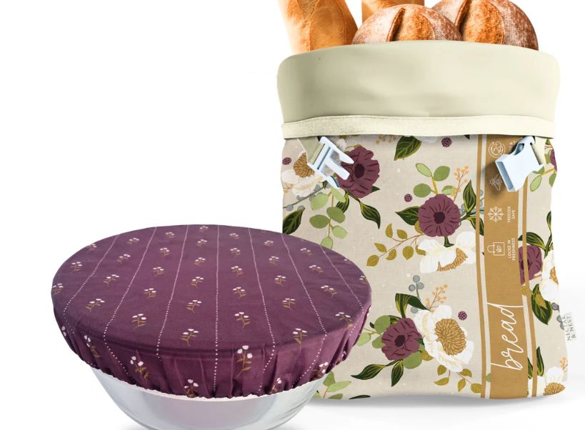 Nectar and Nest Artist Series Bread Baker Set, December Blooms
