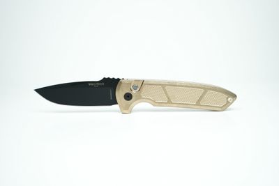 Pro-Tech, Rockeye Auto, Textured AlBronze Handle, DLC Magnacut