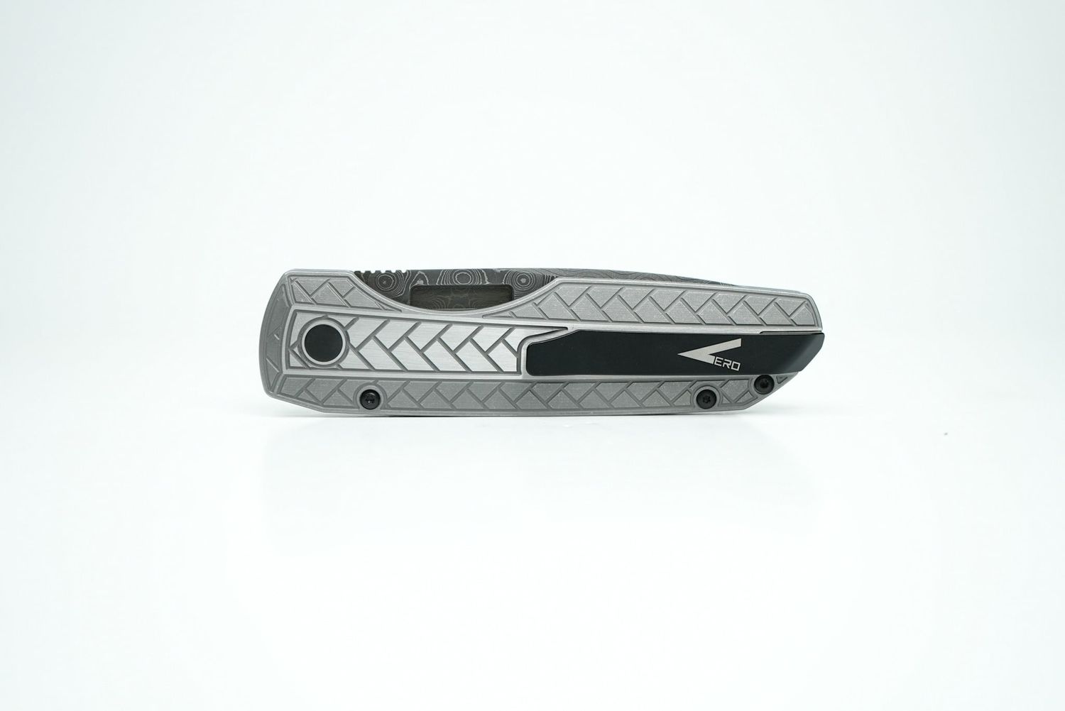 Pro-Tech 2026 Synapse 2 Custom 002 17-4 Steel Herringbone Handle, Damascus