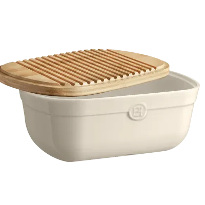Emile Henry Bread Box, Clay