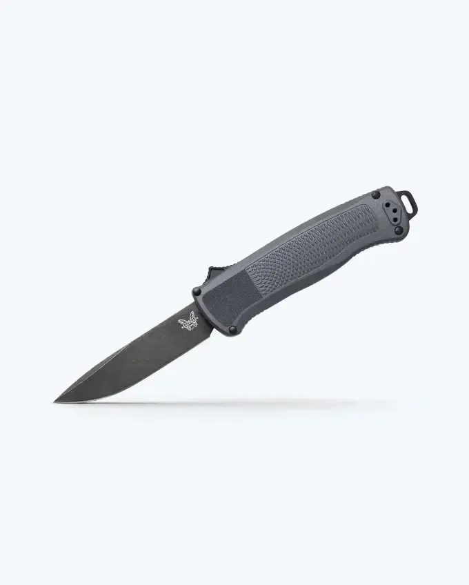 Benchmade Shootout, Drop Point, Dark Grey, CPM S30V