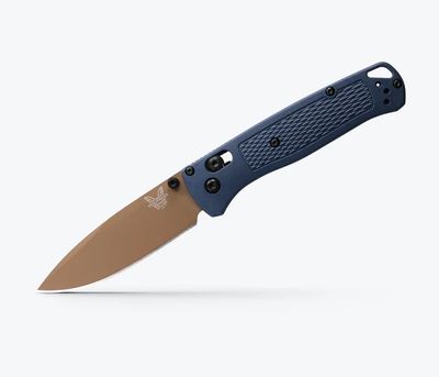 Benchmade Bugout, Crater Blue Grivory, CPM S30V
